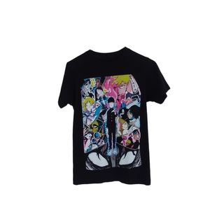 MobPsycho100 Short Sleeve T-shirt Size Kids XSmall Color Black Brand Crunchroll